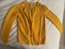 Janie and Jack Yellow Cardigan Girls Size 6