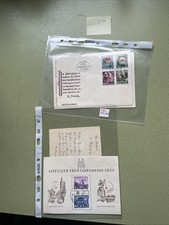 DDR Sammlung FDC Leipziger Messe Etc In Schutzh&uuml;llen L-31
