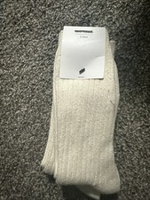 Express 1 pack of 2 Pairs Men Cr me Socks Sizes 8-13