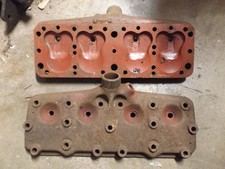 Two 1937 1938 1939 1940 Ford Flathead V8 60hp Cylinder Heads Free Shipping Usa
