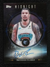2025-26 Topps Midnight Midnight Oil Marks Brandon Clarke #MO-BC Auto