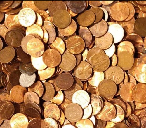 Mystery Hunting Returned Pennies Wheat, Memorial, Indian Head Unsearched 10 Lbs - Picture 2 of 4