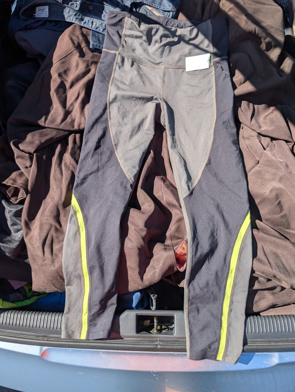 Athleta Women's Medium Gray Compression Athletic … - image 1