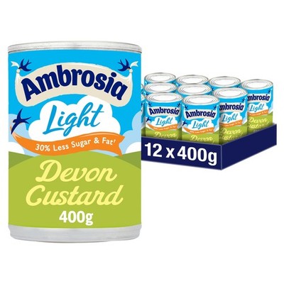 Light Devon Puddingdosen 30% weniger Zucker & Fett cremig Fertig Dessert 400g