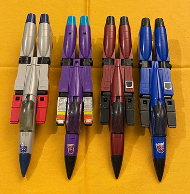 original Transformers jet body lot x4 -- G1 DIRGE THRUST STARSCREAM + G2 RAMJET
