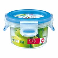 Emsa Clip & Close Frischhaltedose 0.15 L Rund Brotdose Frischhaltebox Brotbox