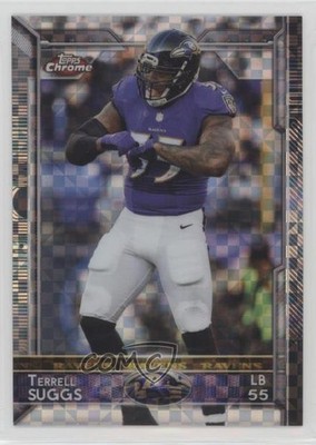 2015 Topps Chrome Retail X-Fractor Terrell Suggs #31 e5r