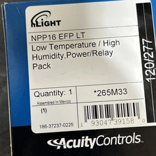 ACUITY BRANDS - NLIGHT - NPP16 EFP LT - Low Temperature Power/Relay Pack