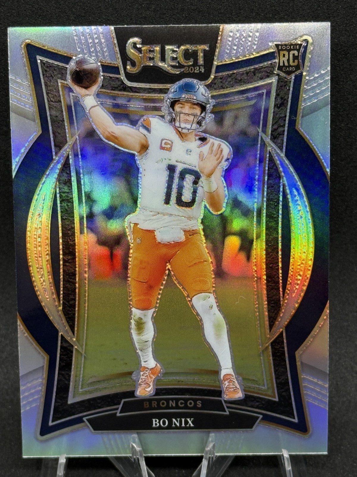 2024 Select #30 Concourse Rookie Silver Prizm Bo Nix Broncos