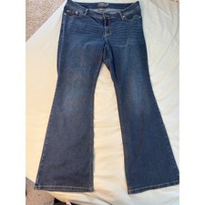 Torrid Luxe Slim Boot Jeans Womens 14R Dark Wash Stretch Bootcut Denim