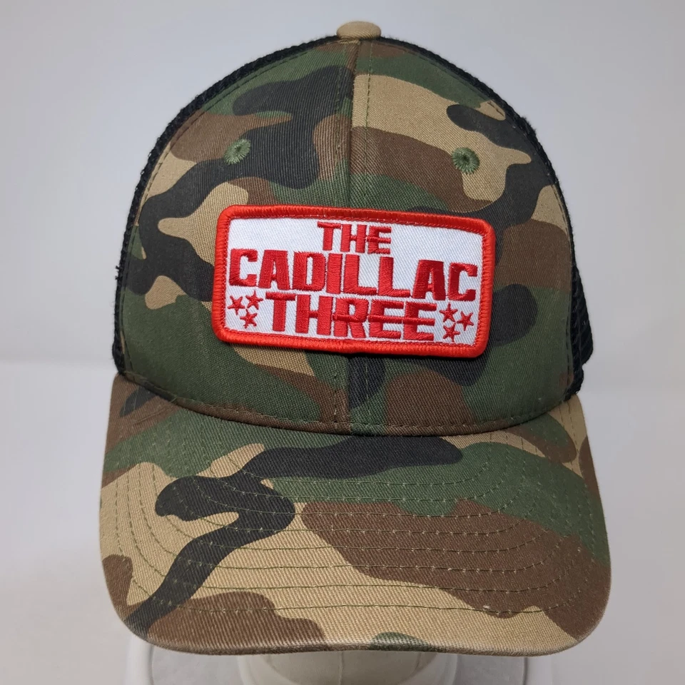 Gorra de camionero The Cadillac Three Snapback talla única malla trasera cubierta camuflada Foto 2 de 4