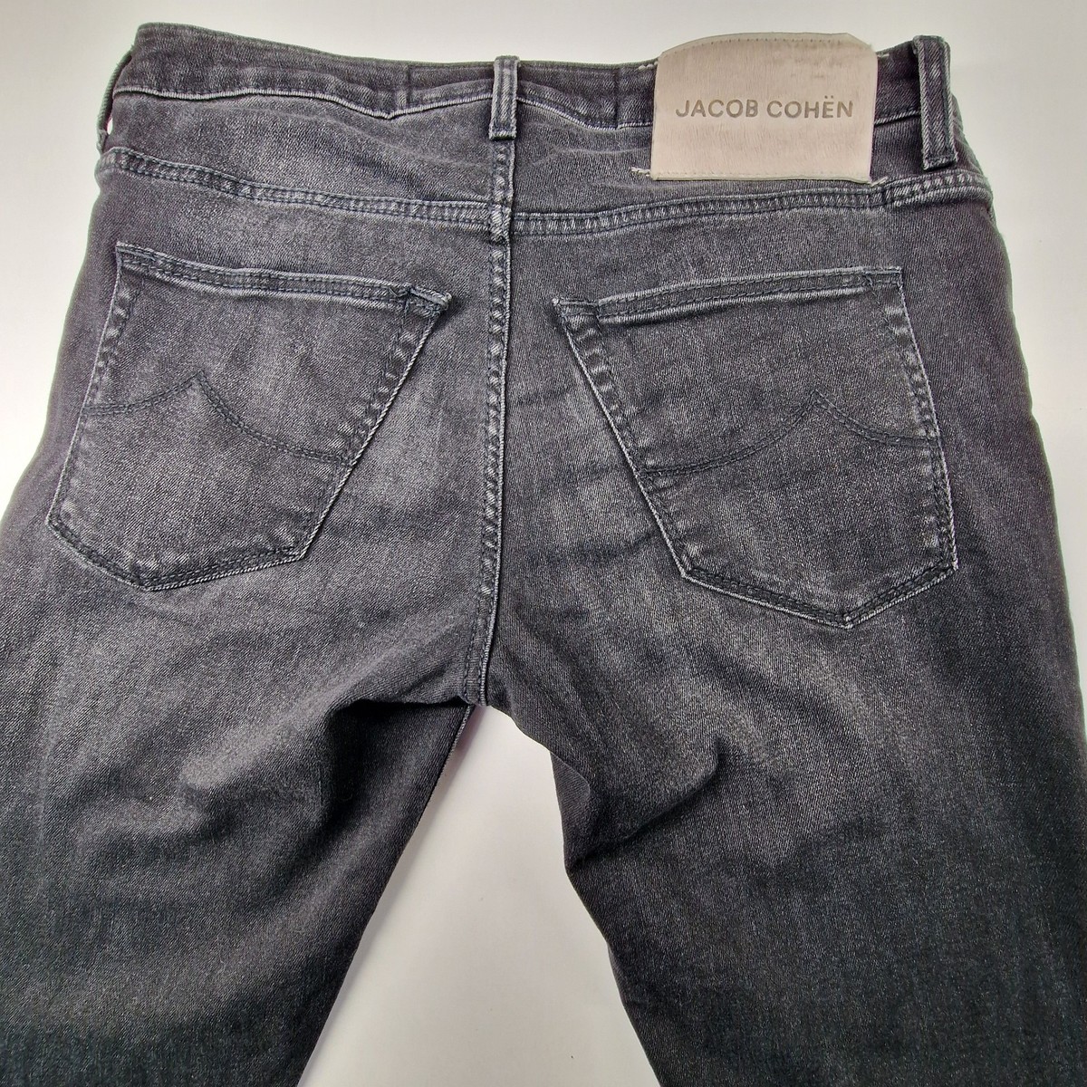 Jacob Cohen Men's W30 L28 Chris Luxury Denim Jeans Black Wash Slim