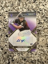 Andrew Vaughn Topps Triple Thread RC Auto Amethyst /75