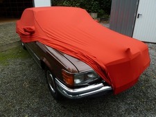 Vollgarage Schutzdecke Indoor Rot mit Spiegeltaschen für Mercedes S-Klasse W116 Vollgarage Schutzdecke Indoor Rot mit Spiegeltaschen für Mercedes S-Klasse W116