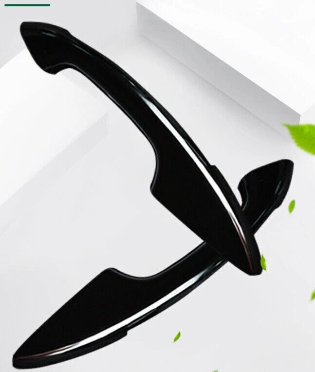 Cubierta de manija de puerta negra brillante para Cadillac CT5 CT5-V Luxury 2020-2023 4 piezas Foto 3 de 3