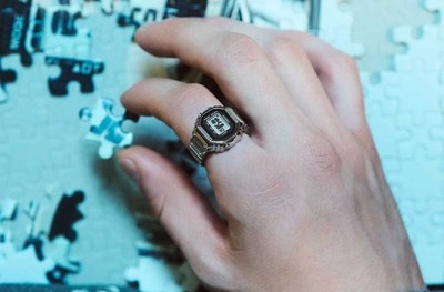 CASIO RING WATCH Casio Ring Watch CRW 001 1JR G-Shock Ring Watch Casio 50th Anni