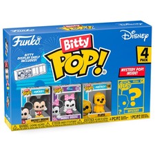 Blister 4 Figuras Bitty Pop Disney Mickey