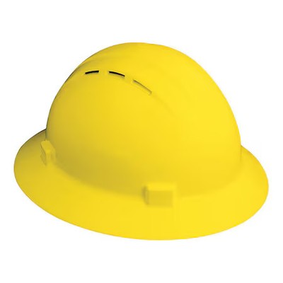 Deltaplus Wel19332ye Hard Hat, Americana, Polyethylene, 4 Point Pinlock, Type