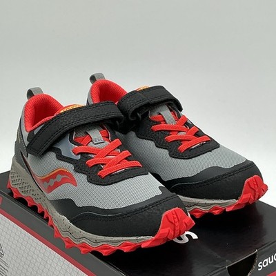 Saucony Peregrine KDZ A/C SK267490 Sneakers Kids US 13.5 Gray Trail Shoes Zogg59