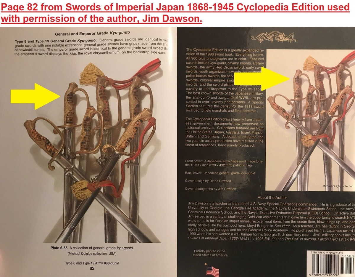 MINTY PUBLISHED GENERALS RARE* WWII Japanese Sword PARADE