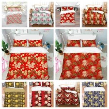 3D Chinese Style Floral Pattern Colorful Quilt Cover Duvet Cover Comforter set