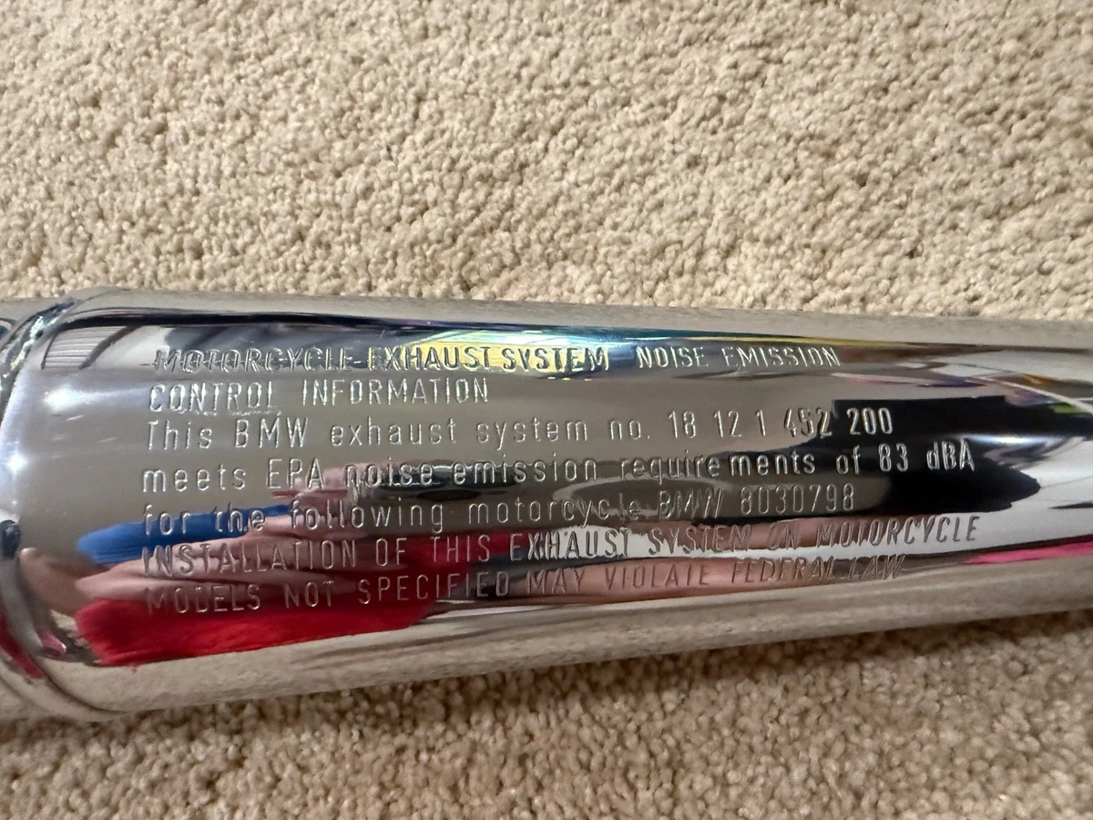 Silenciadores Gemelos Para BMW R60/6/7, R75/6/7, R80/7, R100/7 (Años 70) - Repuesto Para Moto Clásica, Número 500023