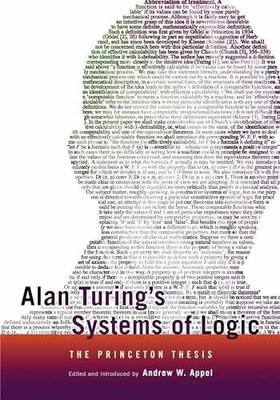 Alan Turing's Systems of Logic: The - Hardcover, by Appel Andrew W. - Very Good