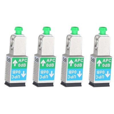 4 PCS Fiber Optical Adapter SC/APC To SC/UPC Singlemode Hybrid Convertor SM