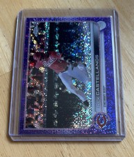 Nick Castellanos 2022 Topps Chrome Purple Speckle Refractor Parallel #/299