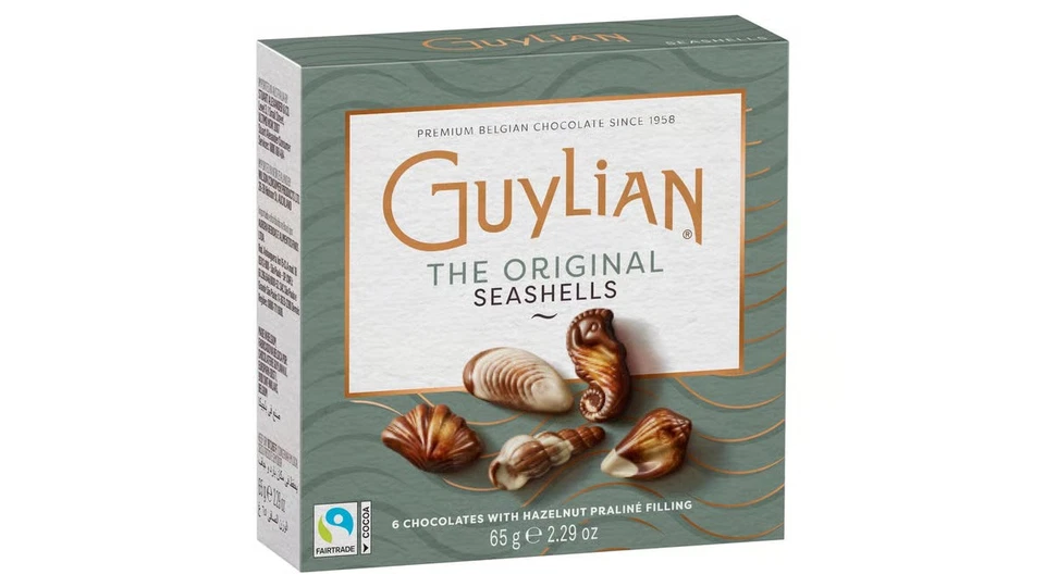 GUYLIAN Sea Shells with Hazelnut Praline Filling Gift Box