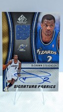 2009-10 SP Game Used - Signature Fabrics DeShawn Stevenson #SF-DS (AU, MEM)