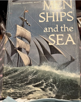 #ad Men Ships and the Sea by Alan Villiers Hardcover 1962 Edition $17.00