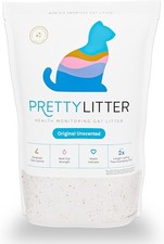PrettyLitter Health Monitoring Cat Litter Unscented, Non Clumping  Lightwe...