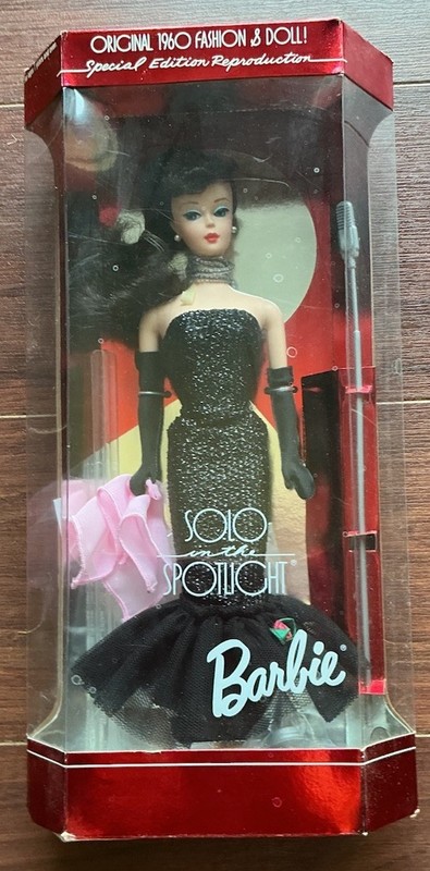Barbie Vintage Reproduction Solo in the Spotlight Brunette Barbie NIB