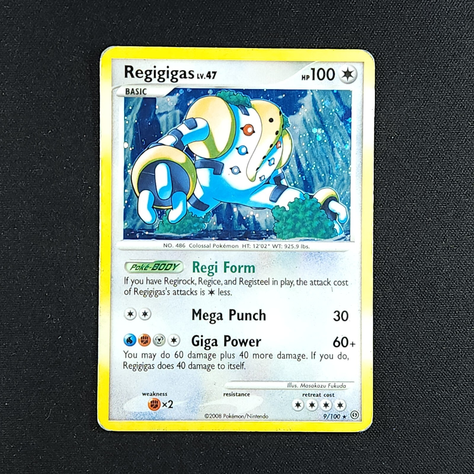 Regigigas 9/100 - Stormfront - Pokemon Card