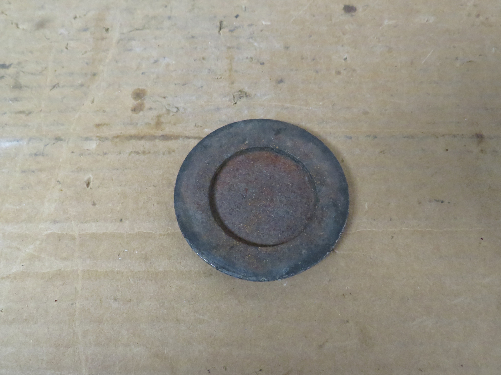 Whirlpool Cooktop Burner Cap Gray 2 3/4" w/ wear/stains Part 3188975