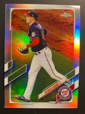 2021 Topps Chrome Refractor Patrick Corbin #32 - Nationals