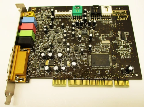 Vintage 2002 Creative Labs SoundBlaster Live! SB0200 PCI Sound Card
