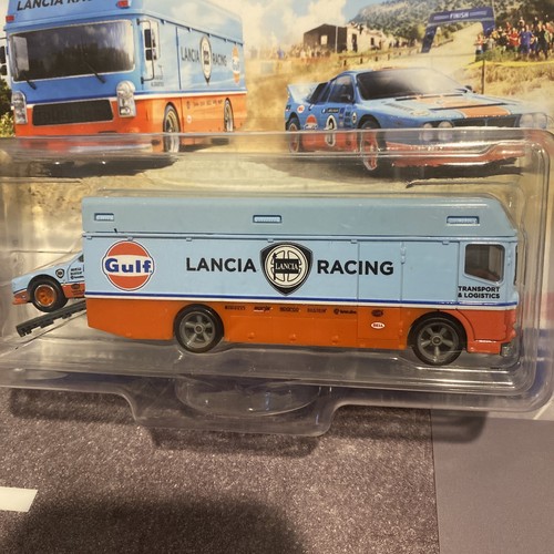 Hot Wheels Team Transport Lancia Rally 037 & Euro Hauler Gulf Racing + Protector - Picture 3 of 3