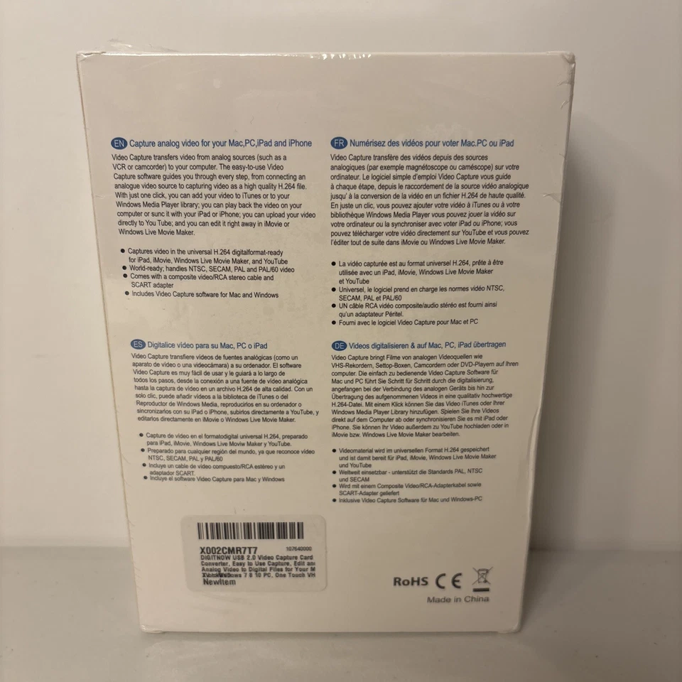 Video Capture Converter, Capture Analog Video to Digital for Your Mac or Windows - Image 4 of 4