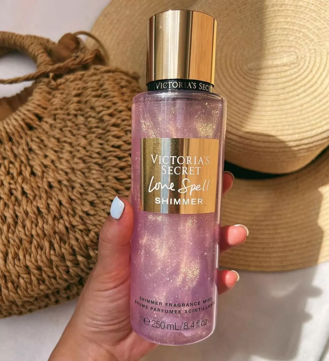 ️ VICTORIA'S SECRET NUOVO! LOVE SPELL SHIMMER fragranza corpo nebbia 250 ml  nuo