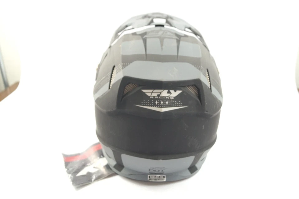 Casco FLY 73-8515YS Racing Toxin Negro Gris Juvenil Pequeño 47cm-48cm D113 Foto 3 de 4