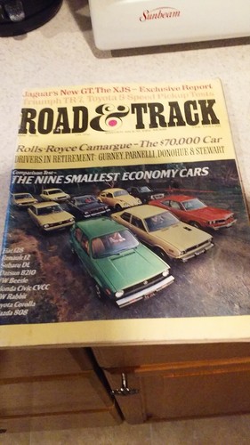 Lot 3 Vintage Road & Track Magazines 1974 1975 1979 Mazda Jaguar Mario Andretti - Picture 2 of 6
