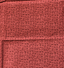 Remnant Burgandy Red Design Fabric 55"x45''
