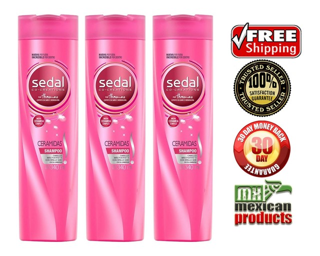 3x Sedal CERAMIDAS Shampoo/ Micro Ceramides Complex