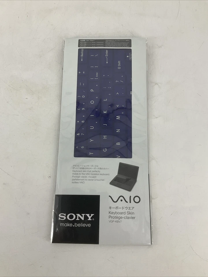 Recubrimiento de teclado Sony para portátil VPSCA VPCSB VPCSC VAIO VGPKBV7 azul NUEVO SELLADO Foto 2 de 4