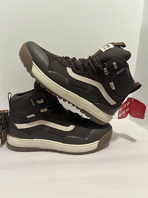 Vans Men's UltraRange Exo Hi MTE-2 All Weather Boots Demitasse Brown Size 10.5
