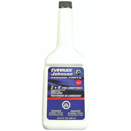 BRP-Evinrude/Johnson 766216 2+4 Fuel Conditioner 8oz Bottle Fuel System Protect - Picture 1 of 1