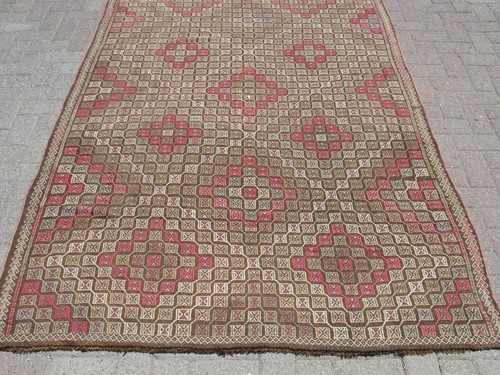 Kilim Rug | Vintage kilim rug | Turkish rug | Rugs for Living room | - Picture 2 of 10