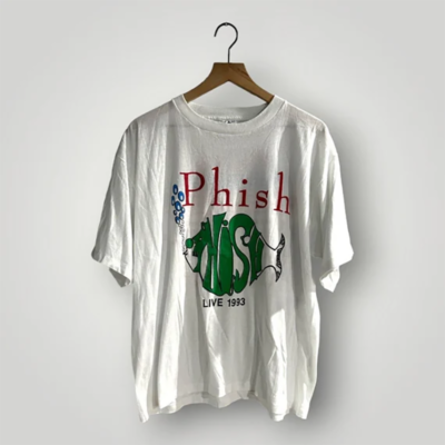phish dress shirt Phish Red Circle Donut Button Down Shirt- Phish Mens Gift - Red Circle Donuts Shirt - PHISH HEX